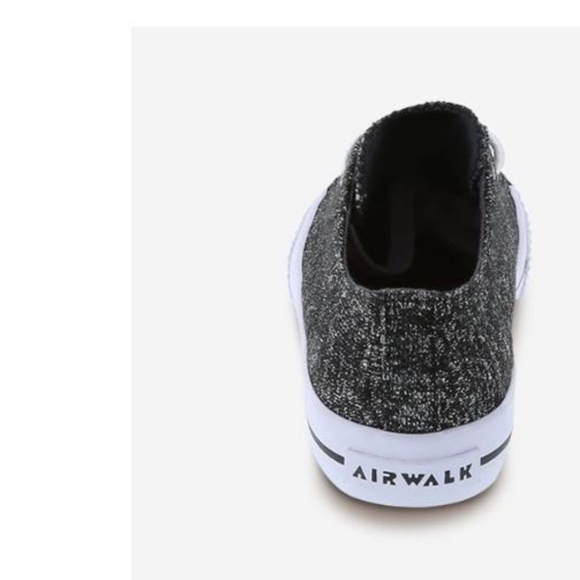 AIRWALK GIRLS KIDS' LEGACEE SNEAKERS Black JERSEY - Picture 2 of 3